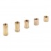 Suleve M4BN1 170Pcs M4 Brass Cylinder Knurled Nut Threaded Round Insert Embedded Nuts Assortment Set