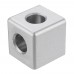 Machifit 2 3 Hole Aluminum Angle Connector Junction Corner Bracket 2020 3030 4040 Series Aluminum Extrusion CNC Parts