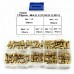 Suleve M4BN1 170Pcs M4 Brass Cylinder Knurled Nut Threaded Round Insert Embedded Nuts Assortment Set