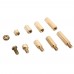 Suleve M4BH2 180Pcs M4 Male  Female Brass Hex Column Standoff Support Spacer Pillar for PCB Board