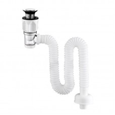 Household Deodorant Washbasin Water Pipe  Style  I White Flap Universal