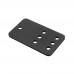 Machifit Aluminum Idler Pulley Plate Mounting Plate Pulley Board for V  Slot Linear Rail CNC Aluminum Extrusions Profiles