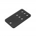 Machifit Aluminum Idler Pulley Plate Mounting Plate Pulley Board for V  Slot Linear Rail CNC Aluminum Extrusions Profiles