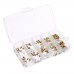 Suleve MXBN1 200Pcs M2 M2 5 M3 Knurled Brass Threaded Insert Nut Female Thread Embedment Nuts Assortment